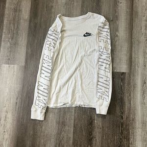 Nike Long Sleeve Creme colored shirt Size medium